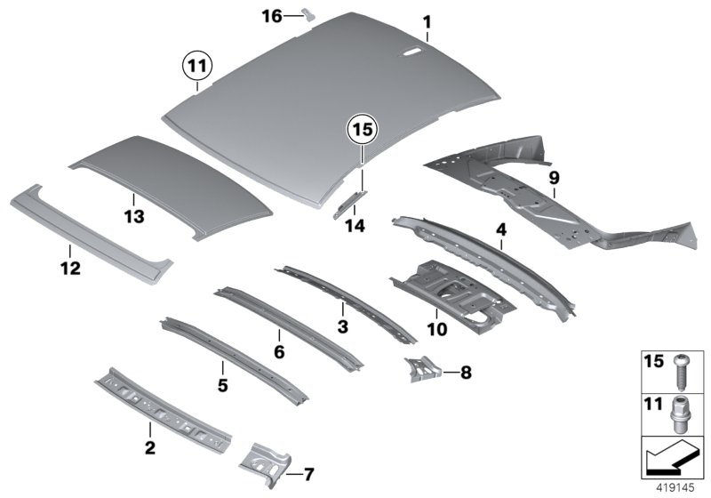 Genuine BMW 41217204433 F02 F01 F04 Connector, Windshield Cowl, Lateral,Left (Inc. 750Li, 740Li & ALPINA B7L) | ML Performance UK Car Parts