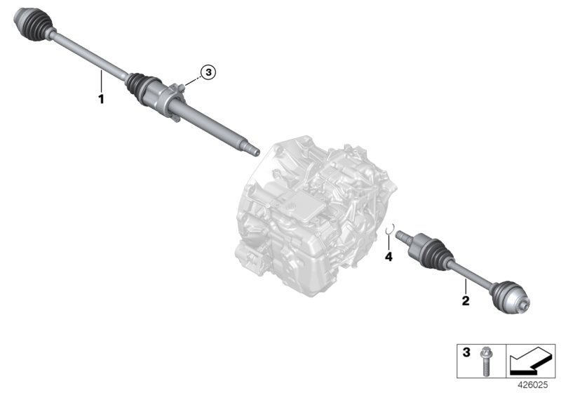 Genuine BMW 07129907534 I15 I12 Asa-Bolt M10X25-AL9 (Inc. i8) | ML Performance UK Car Parts