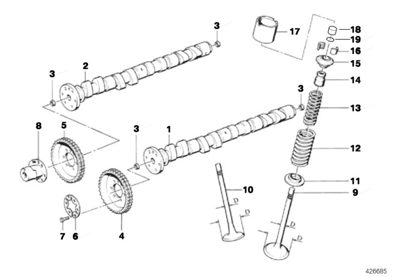 Genuine BMW 11341319473 Cam Follower D=37,5mm H=4,70 (Inc. E30 M3 & E36 318iS) | ML Performance UK Car Parts