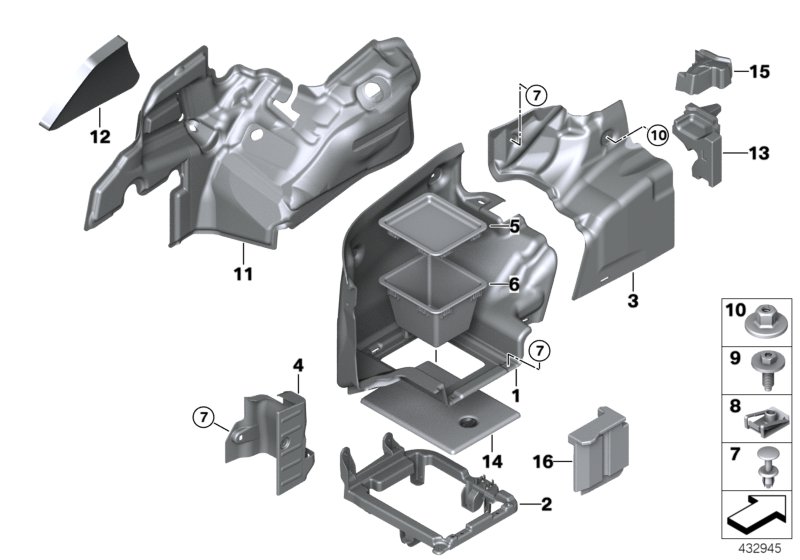 Genuine BMW 51477362215 F83 F33 Seal, Belt Feed Slot, Rear Left (Inc. 430i, 435dX & 435i) | ML Performance UK Car Parts