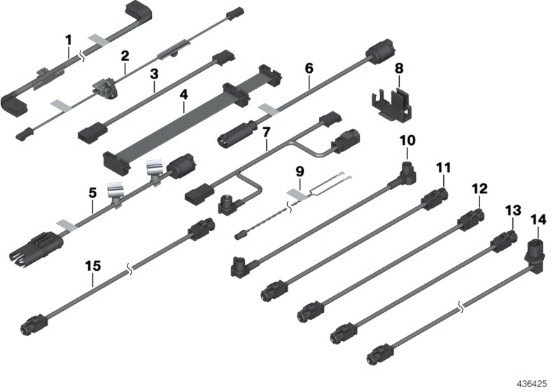 Genuine BMW 61119215854 F30 Hsd - Tubing Cic - Usb L= 2270mm (Inc. X1 35iX, 428i & 525dX) | ML Performance UK Car Parts