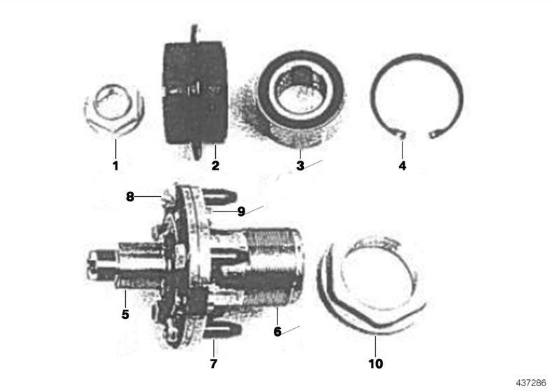 Genuine BMW 31212220798 Shaft ZV RE-GEW. (Inc. E30 M3) | ML Performance UK Car Parts