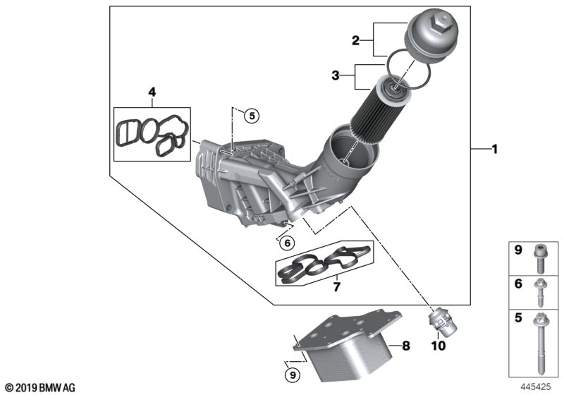 Genuine BMW 11428575974 F55 F56 F48 Asa-Bolt M6X54 (Inc. 214d, 218i & X1 20i) | ML Performance UK Car Parts