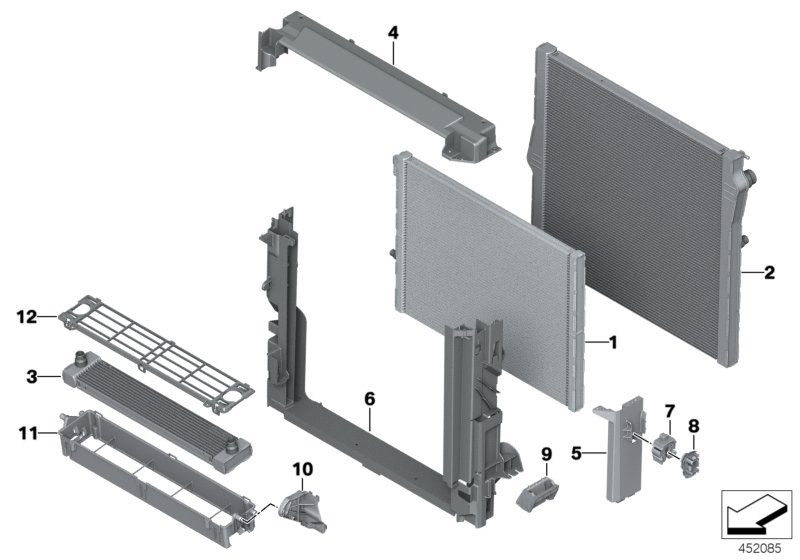 Genuine BMW 17117849683 Frame (Inc. X5 M & X6 M) | ML Performance UK Car Parts