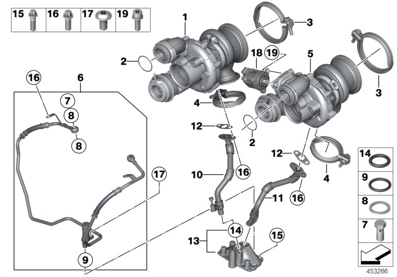 Genuine BMW 11657630744 F02 F06 Turbo Charger (Inc. ALPINA B7, ALPINA B7X & ALPINA B7LX) | ML Performance UK Car Parts