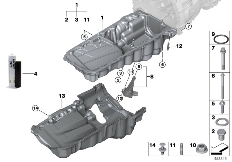 Genuine BMW 11138580126 G12 F22 F34 Oil Pan (Inc. M140i, 740i & M340i) | ML Performance UK Car Parts