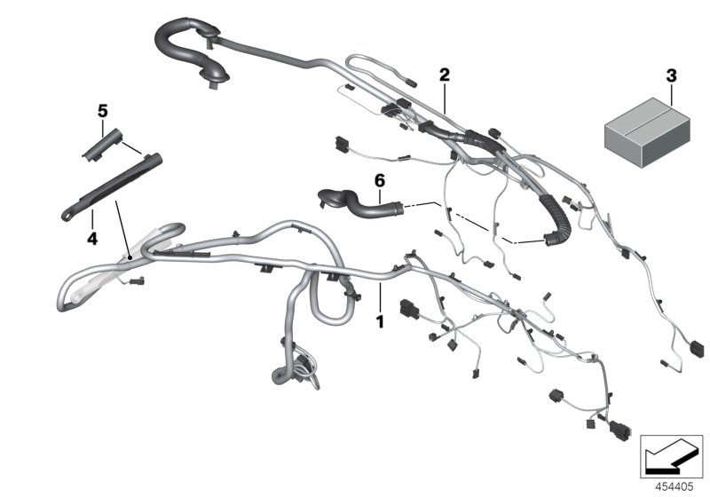 Genuine BMW 61119293572 F31 Rep. Wiring For Electric Trunk Lid (Inc. 330dX, 316i & 318i) | ML Performance UK Car Parts