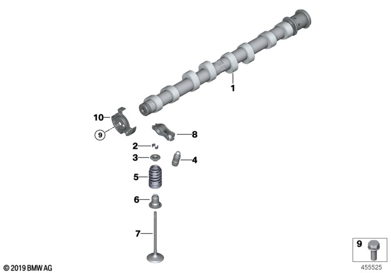 Genuine BMW Mini 11317618822 F46 F56 Inlet Camshaft (Inc. X1 20iX, X1 25iX & X1 20i) | ML Performance UK Car Parts