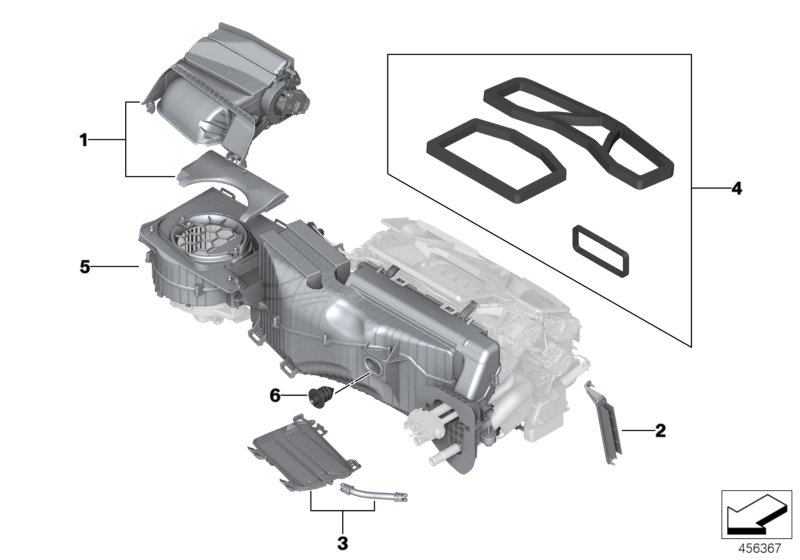 Genuine BMW 64117944538 G07 G05 G06 Blower Housing (Inc. X7 M50iX & X5) | ML Performance UK Car Parts