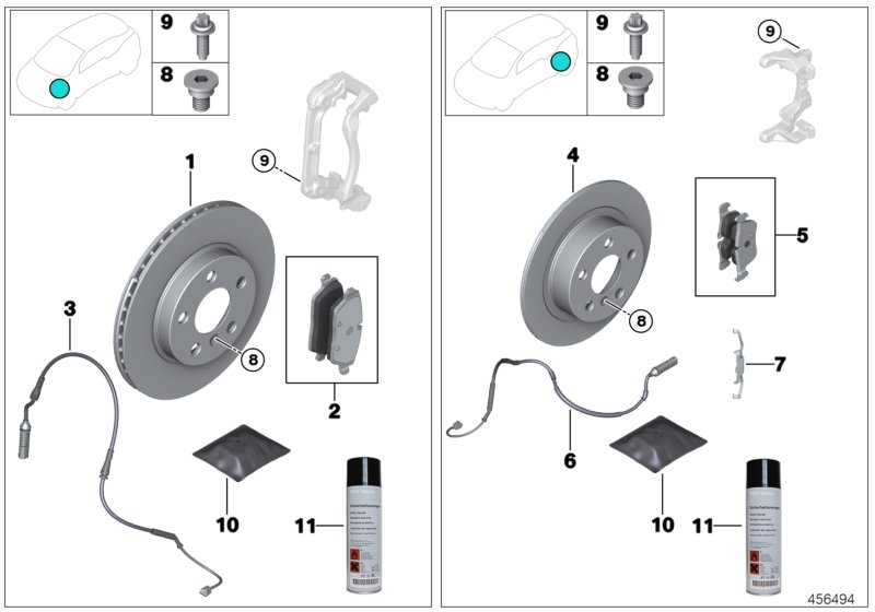 Genuine BMW 34356857154 Brake Pad Wear Sensor, Rear (Inc. i3s) | ML Performance UK Car Parts