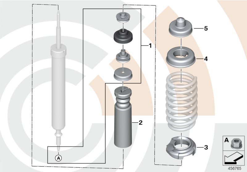 Genuine BMW 33522409705 E84 Repair Kit For Support Bearing VALUE LINE (Inc. X1) | ML Performance UK Car Parts