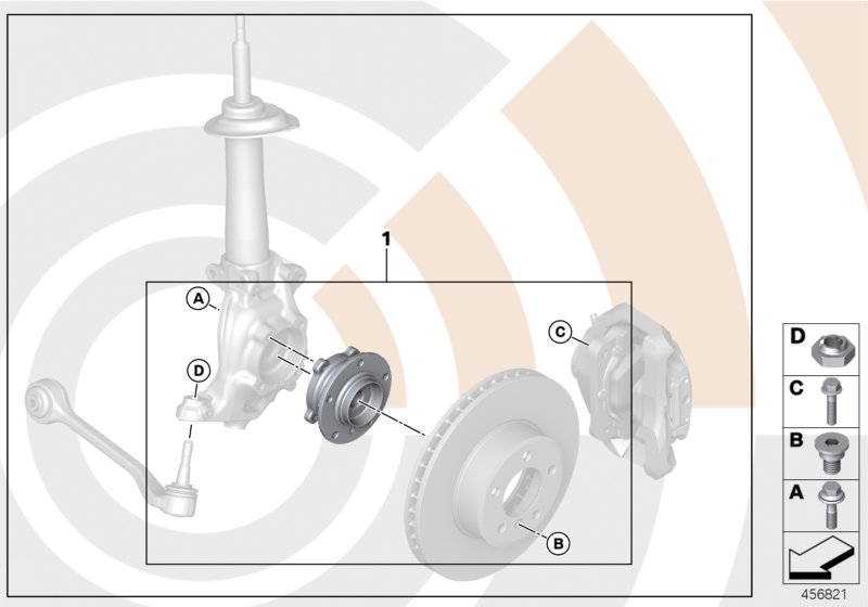 Genuine BMW 31222409786 E84 Repair Kit, Wheel Bearing, Front VALUE LINE (Inc. X1) | ML Performance UK Car Parts