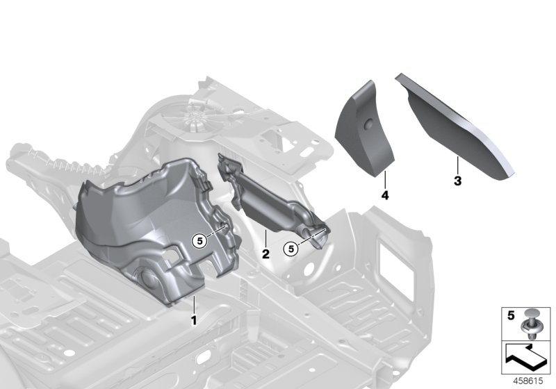 Genuine BMW 51487344683 G11 G12 Sound Insulation Trunk Left (Inc. 730d, M760LiX & 740LiX) | ML Performance UK Car Parts