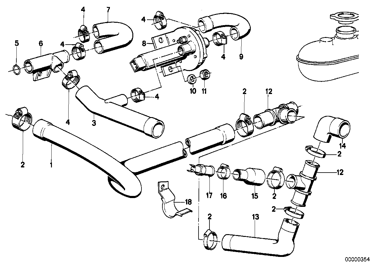 Genuine BMW 11531272866 E24 E23 E28 Distribution Piece (Inc. 628CSi, 732i & 635CSi) | ML Performance UK Car Parts