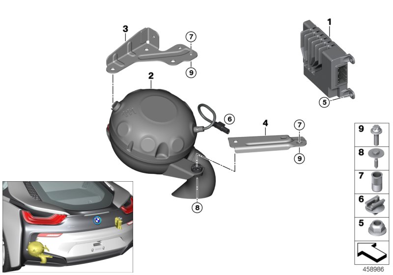 Genuine BMW 65128708172 I15 I12 Control Unit With Active Sound Design (Inc. i8) | ML Performance UK Car Parts