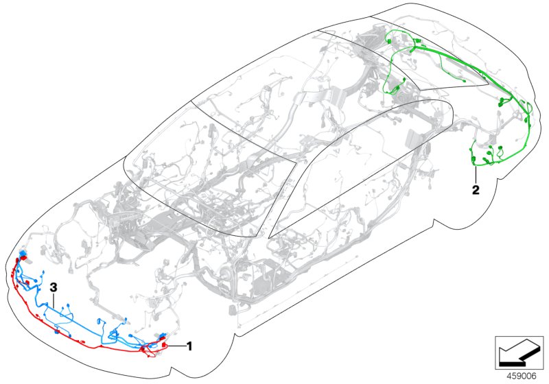 Genuine BMW 61126819797 G11 G12 Wiring Harness, Front End (Inc. 750dX, ALPINA B7 & 750LiX 4.4) | ML Performance UK Car Parts