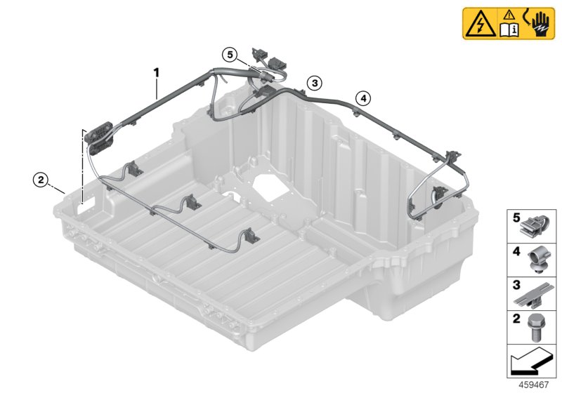 Genuine BMW 61136943978 F30 G30 Cable Holder Edge (Inc. X4 20iX) | ML Performance UK Car Parts