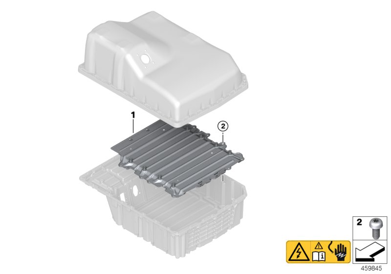 Genuine BMW Mini 61278617036 F45 Intermediate Plate (Inc. 225xe & Cooper SE ALL4) | ML Performance UK Car Parts