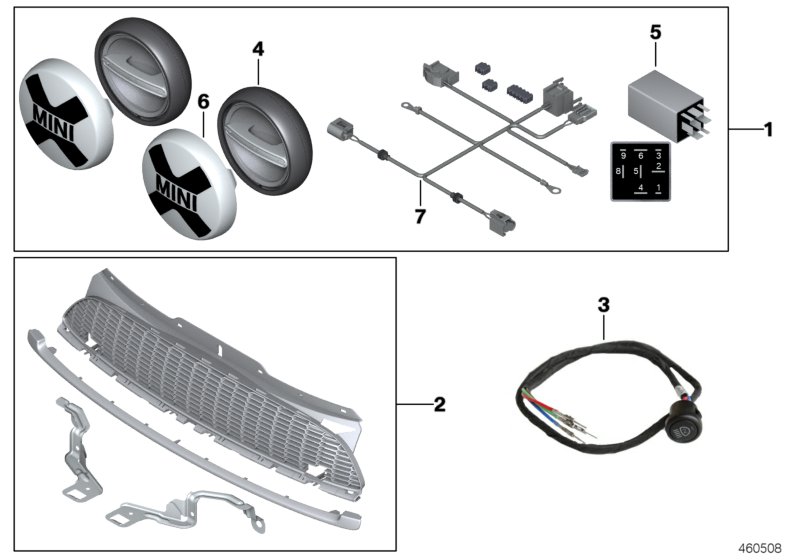 Genuine BMW Mini 63122289191 R56 Control Module, Led Additional Headlight SAE (Inc. Cooper, Coop.S BEV & Cooper SE ALL4) | ML Performance UK Car Parts