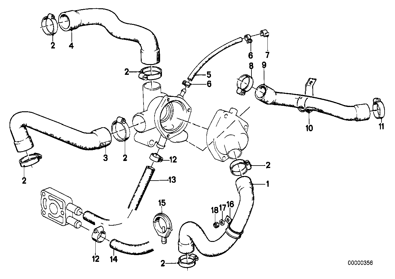 Genuine BMW 11531277887 E28 Return Hose (Inc. 525e & 528e) | ML Performance UK Car Parts