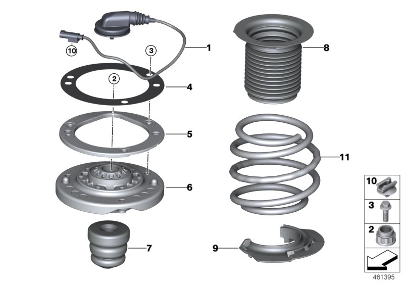 Genuine BMW 31337857356 F82 Front Coil Spring (Inc. M4 CS) | ML Performance UK Car Parts