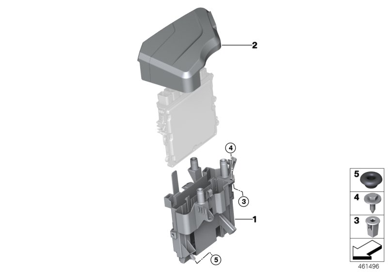 Genuine BMW 12908642422 F30 Mudguard (Inc. 330e) | ML Performance UK Car Parts