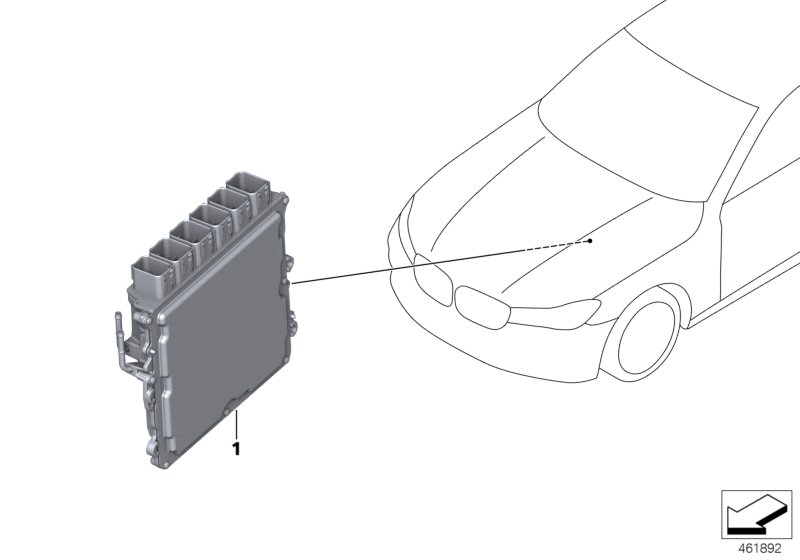 Genuine BMW 12148489447 G12 G11 G30 Basic Cotrol Unit Dme DME 880 (Inc. 750LiX 4.4, M550iX & 750i) | ML Performance UK Car Parts