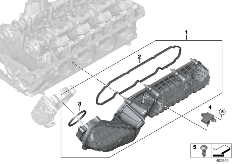 Genuine BMW 11618601612 G30 G06 G15 Intake Manifold System ZYL. 1-4 (Inc. AlpinaB7, X5 50iX & X7 50iX) | ML Performance UK Car Parts