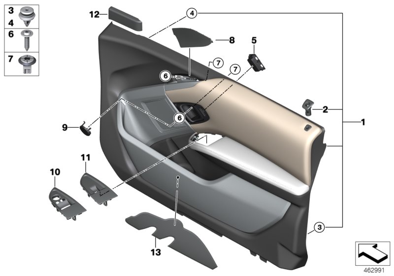 Genuine BMW 51418040755 RR11 Clip (Inc. i3s 120Ah, i3s 120Ah Rex & i3 120Ah Rex) | ML Performance UK Car Parts