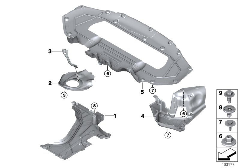 Genuine BMW 51758491263 G11 Underbody Paneling, Left PHEV (Inc. 740e, 745e & 745Le) | ML Performance UK Car Parts