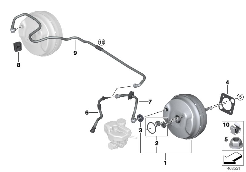 Genuine BMW 34336874526 G30 G31 Repair Kit Power Brake Unit (Inc. 530eX, 530e & 520dX) | ML Performance UK Car Parts