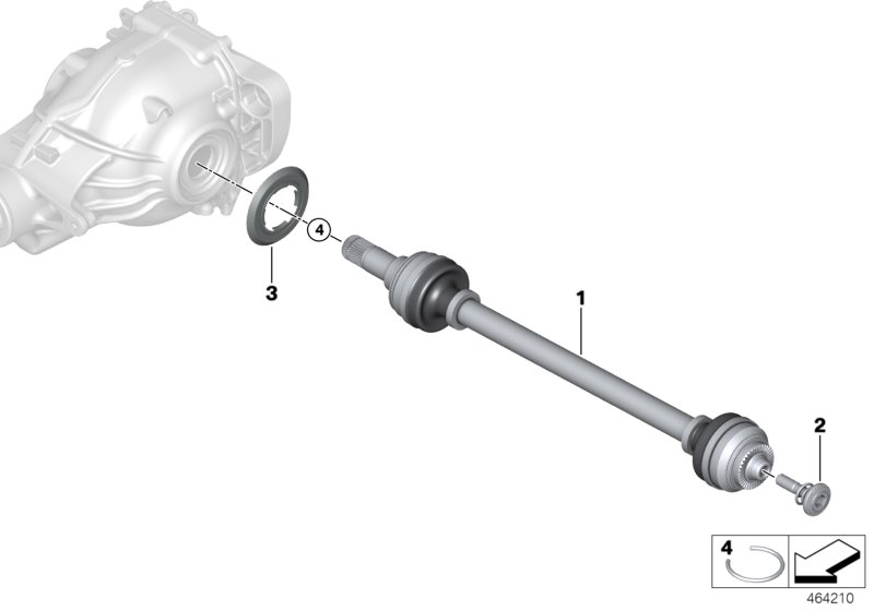 Genuine BMW 31206799717 RR11 RR31 G07 Collar Screw With Spring M16X1,5X90 (Inc. Cullinan Black Badge, X6 30iX & X5 30iX) | ML Performance UK Car Parts