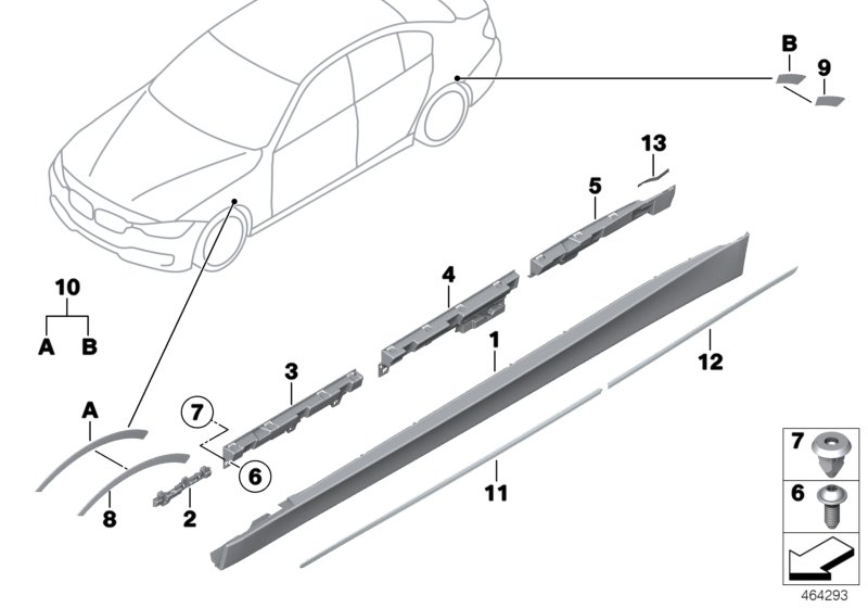 Genuine BMW 51777256919 F31 F30 Supporting Ledge Left (Inc. 330e, 328i & 335i) | ML Performance UK Car Parts