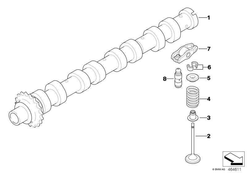 Genuine BMW 11317805965 R56 Camshaft Exhaust (Inc. One D & Cooper D) | ML Performance UK Car Parts