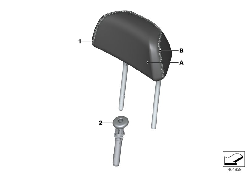 Genuine BMW 52207990279 G12 G11 Guide, Headrest FIONAROT (Inc. 740dX, 730LdX & 740LeX) | ML Performance UK Car Parts