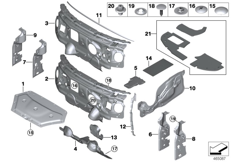 Genuine BMW Mini 51487298941 F56 F55 Seal, Side Frame, Left (Inc. One, One First & Cooper SD) | ML Performance UK Car Parts