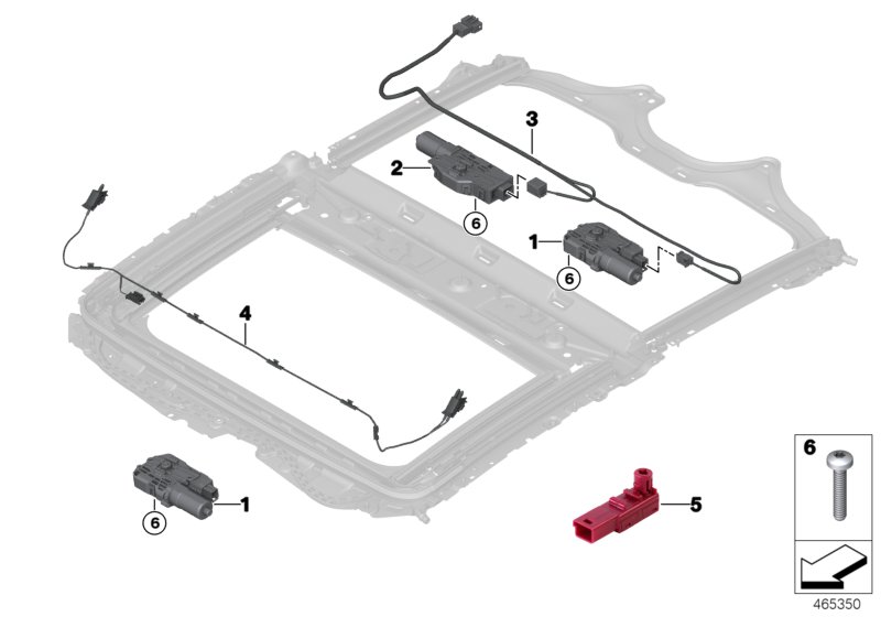 Genuine BMW 54107409152 G12 Wiring Harness For Roller Sunblind (Inc. 750LiX 4.0, M760iX & 740LdX) | ML Performance UK Car Parts