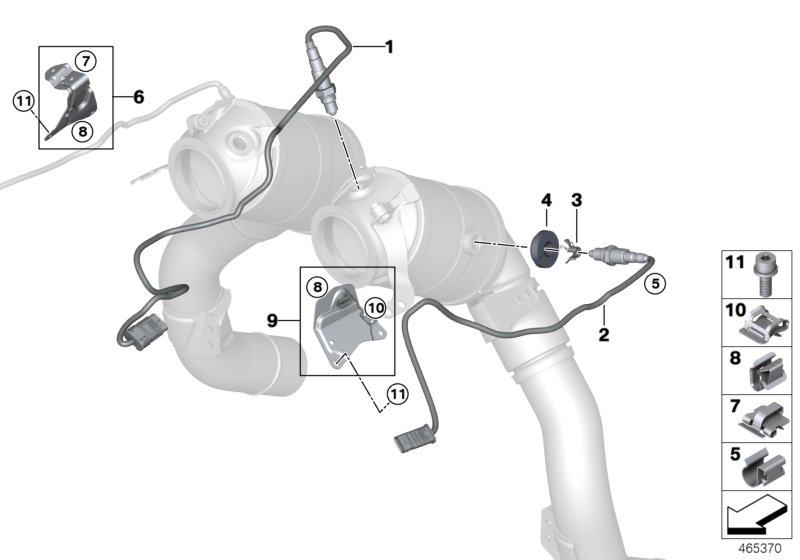 Genuine BMW 11788632678 G14 G11 G05 Fixing Clamp (Inc. 750LiX 4.0, M550iX & X7 M50iX) | ML Performance UK Car Parts