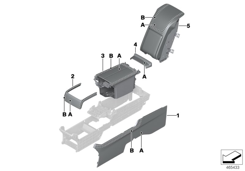 Genuine BMW 51167992375 G12 Top Rear Console INDIVIDUAL (Inc. 750Li, 750LiX 4.4 & 740LiX) | ML Performance UK Car Parts