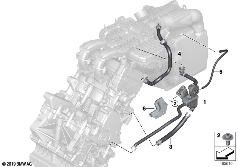 Genuine BMW 11158545789 Oil Return Line (Inc. i3 120Ah Rex, i3s 94Ah Rex & i3 60Ah Rex) | ML Performance UK Car Parts