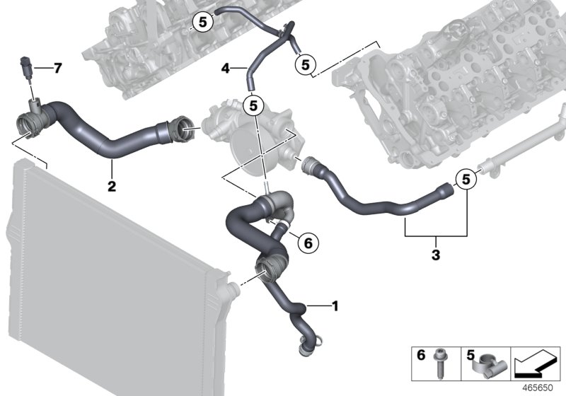 Genuine BMW 11537848370 Line Cooler-Thermostat (Inc. X5 M & X6 M) | ML Performance UK Car Parts