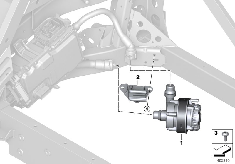 Genuine BMW 11518600287 Auxiliary Water Pump (Inc. i8) | ML Performance UK Car Parts