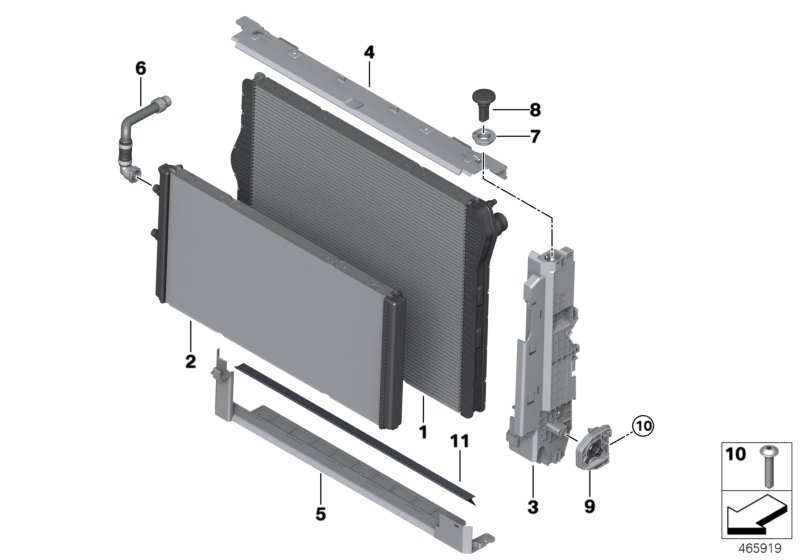 Genuine BMW 17117848790 F80 F83 F82 Seal, Cooling Module (Inc. M2 Competition) | ML Performance UK Car Parts