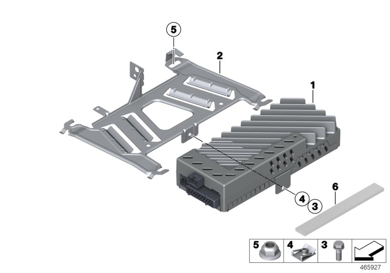 Genuine BMW 65122622761 F39 Amplifier Hifi System (Inc. X2) | ML Performance UK Car Parts