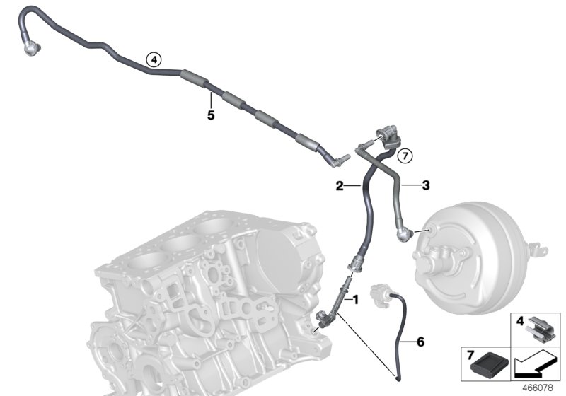 Genuine BMW 11668610507 G02 G20 Vacuum Pipe (Inc. X3 20i 1.6, X3 20dX & X3 20i) | ML Performance UK Car Parts