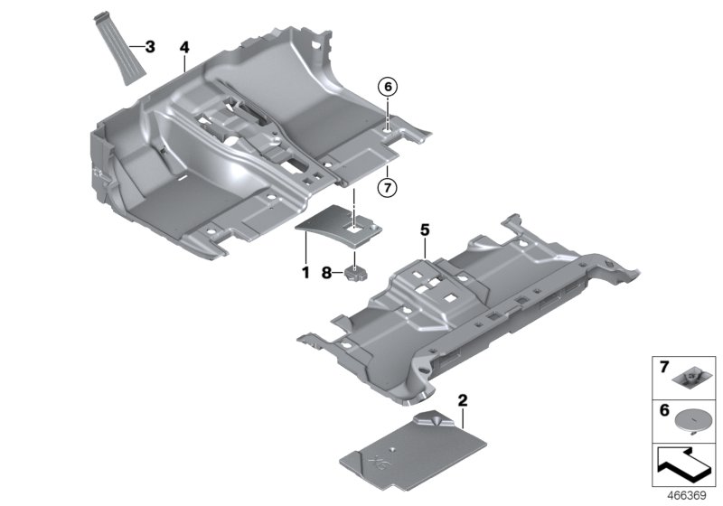 Genuine BMW 51478089727 Floor TriCover, Front CANBERRABEIGE (Inc. X6) | ML Performance UK Car Parts