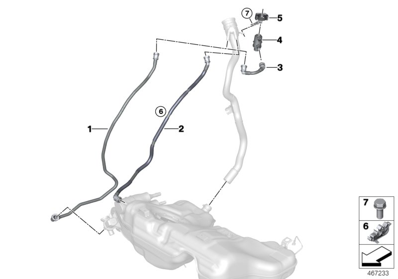 Genuine BMW 16117410415 F30 Holder (Inc. 330e) | ML Performance UK Car Parts