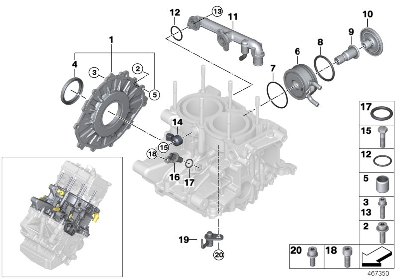 Genuine BMW 11117729505 Oil Spraying Nozzle (Inc. i3s) | ML Performance UK Car Parts