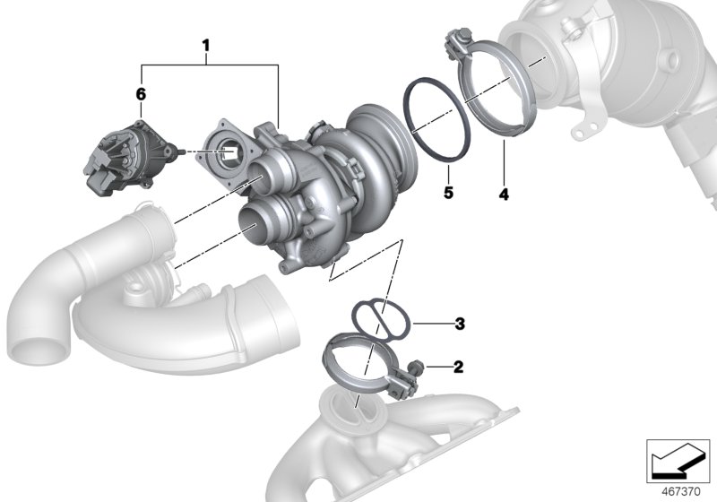 Genuine BMW 11658070599 F93 F92 F91 Exch. Turbo Charger ZYL. 1-4 (Inc. M5 & M8) | ML Performance UK Car Parts