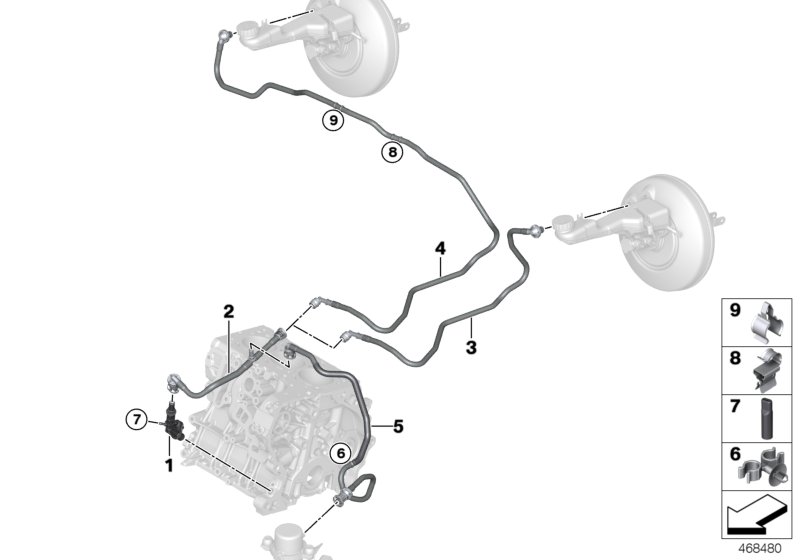 Genuine BMW 11667555537 F45 Holder (Inc. 225xe & Cooper SE ALL4) | ML Performance UK Car Parts